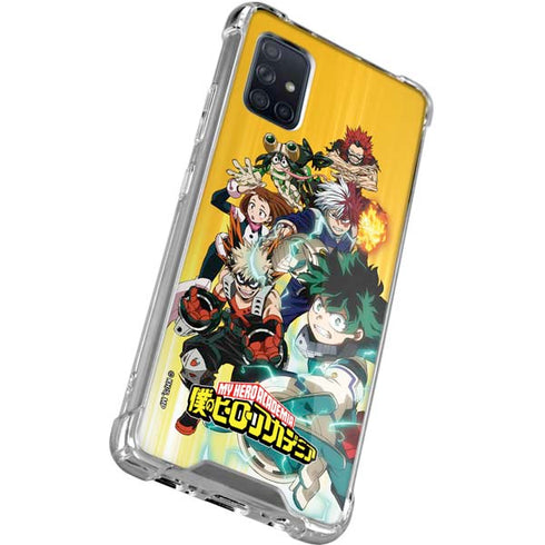 My Hero Academia Deku Squad Season 5 Galaxy A71 5G Clear Case