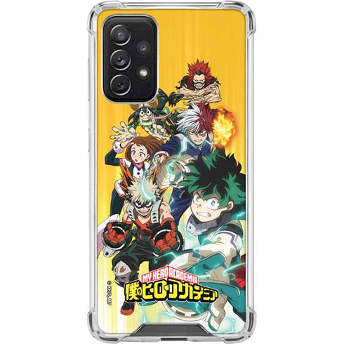 My Hero Academia Deku Squad Season 5 Galaxy A72 5G Clear Case