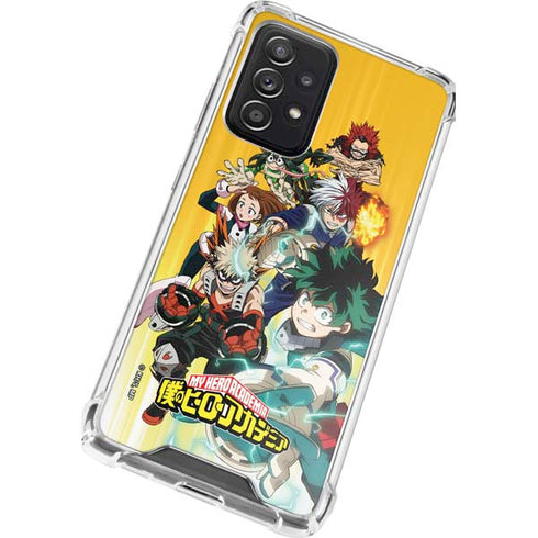 My Hero Academia Deku Squad Season 5 Galaxy A72 5G Clear Case
