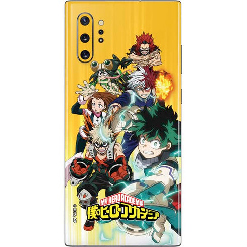 My Hero Academia Deku Squad Season 5 Galaxy Note 10 Plus Skin