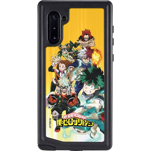 My Hero Academia Deku Squad Season 5 Galaxy Note 10 Waterproof Case