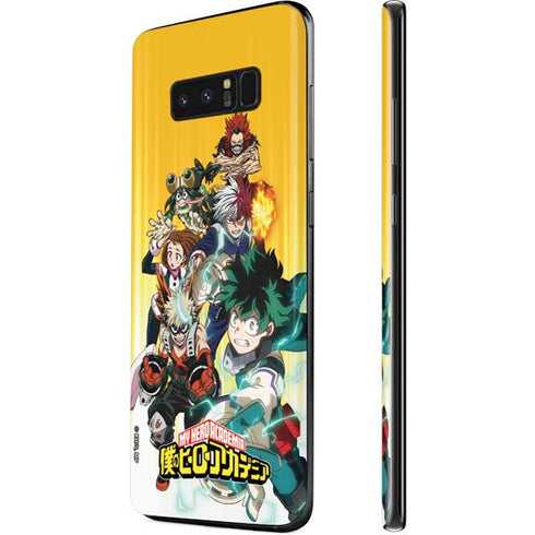 My Hero Academia Deku Squad Season 5 Galaxy Note 8 Skin