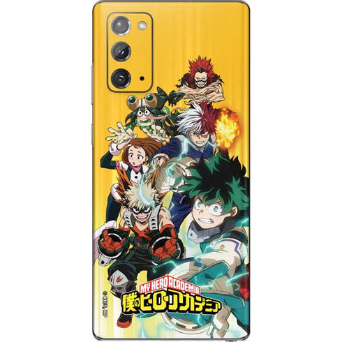 My Hero Academia Deku Squad Season 5 Galaxy Note20 5G Skin