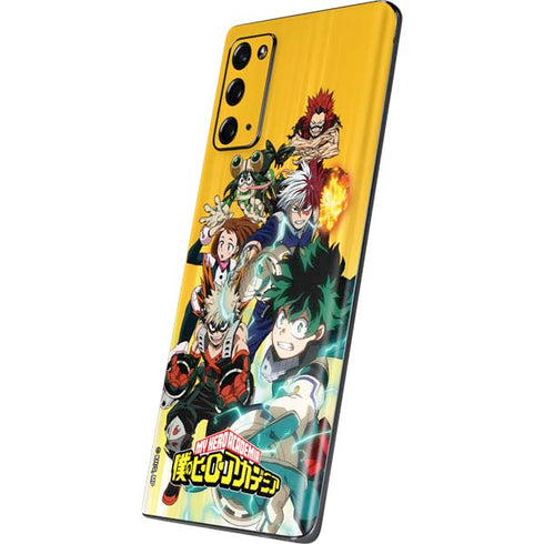 My Hero Academia Deku Squad Season 5 Galaxy Note20 5G Skin