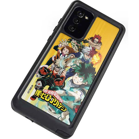 My Hero Academia Deku Squad Season 5 Galaxy Note20 5G Waterproof Case