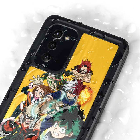 My Hero Academia Deku Squad Season 5 Galaxy Note20 5G Waterproof Case