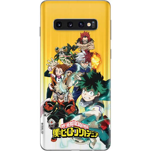 My Hero Academia Deku Squad Season 5 Galaxy S10 Skin