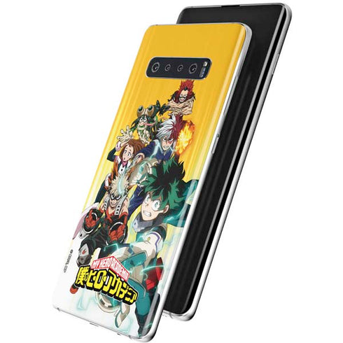 My Hero Academia Deku Squad Season 5 Galaxy S10 Skin
