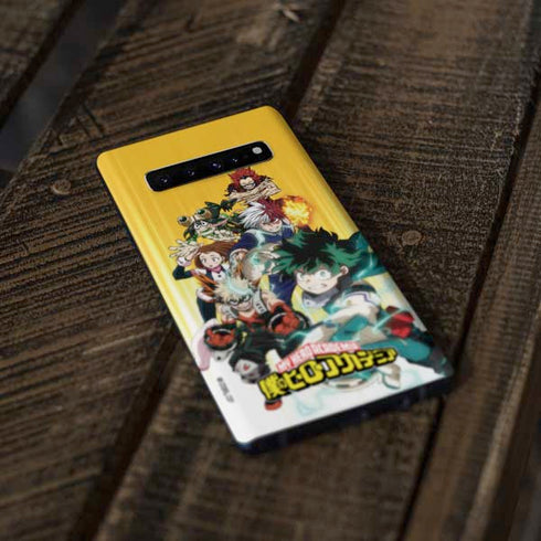 My Hero Academia Deku Squad Season 5 Galaxy S10 Skin