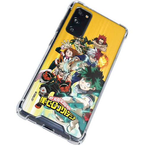 My Hero Academia Deku Squad Season 5 Galaxy S20 FE Clear Case