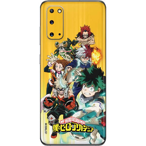My Hero Academia Deku Squad Season 5 Galaxy S20 Skin