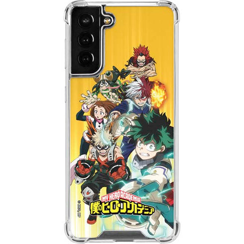 My Hero Academia Deku Squad Season 5 Galaxy S21 FE Clear Case