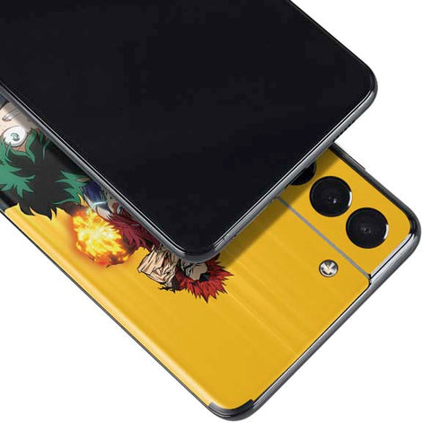 My Hero Academia Deku Squad Season 5 Galaxy S21 Plus 5G Skin