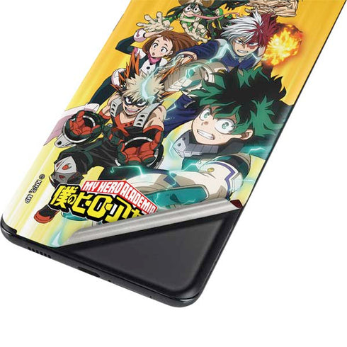 My Hero Academia Deku Squad Season 5 Galaxy S21 Plus 5G Skin