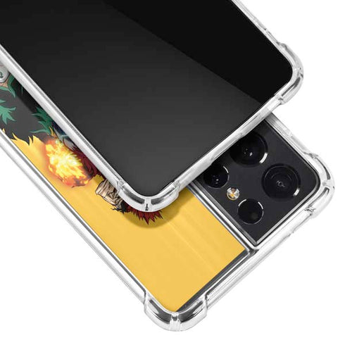 My Hero Academia Deku Squad Season 5 Galaxy S21 Ultra 5G Clear Case