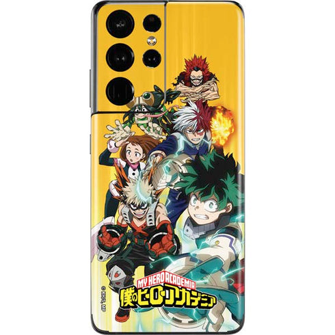 My Hero Academia Deku Squad Season 5 Galaxy S21 Ultra 5G Skin