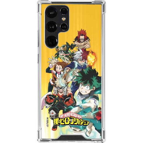 My Hero Academia Deku Squad Season 5 Galaxy S22 Ultra Clear Case