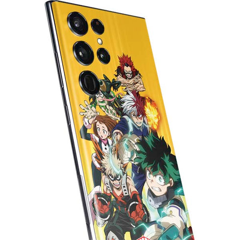 My Hero Academia Deku Squad Season 5 Galaxy S22 Ultra Skin