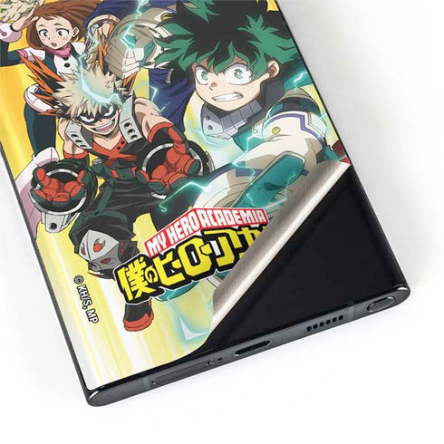 My Hero Academia Deku Squad Season 5 Galaxy S22 Ultra Skin