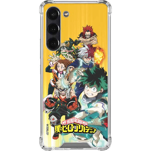 My Hero Academia Deku Squad Season 5 Galaxy S23 Plus Clear Case