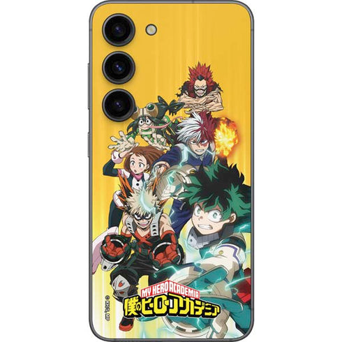 My Hero Academia Deku Squad Season 5 Galaxy S23 Skin