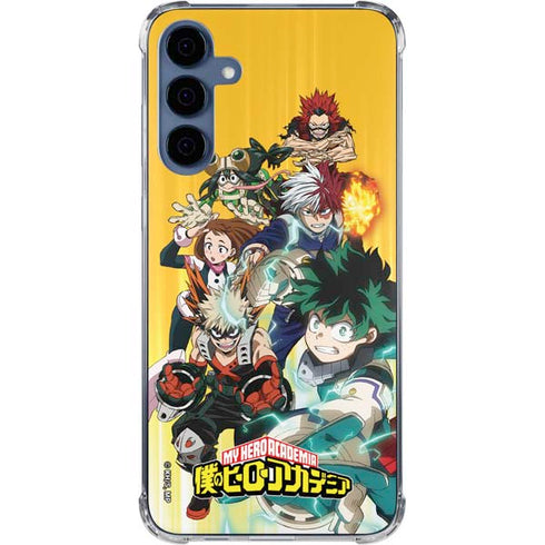 My Hero Academia Deku Squad Season 5 Galaxy S24 Clear Case