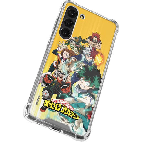 My Hero Academia Deku Squad Season 5 Galaxy S24 FE Clear Case