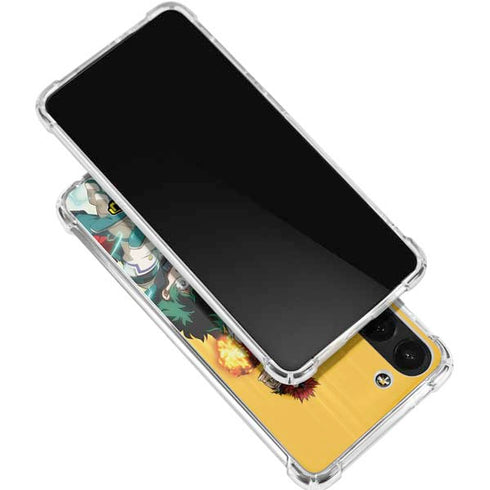 My Hero Academia Deku Squad Season 5 Galaxy S24 FE Clear Case