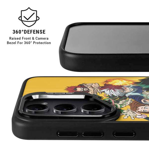 My Hero Academia Deku Squad Season 5 Galaxy S25 Kickstand Case