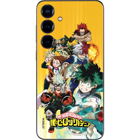 My Hero Academia Deku Squad Season 5 Galaxy S24 Plus Skin