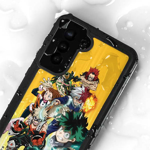 My Hero Academia Deku Squad Season 5 Galaxy S24 Plus Waterproof Case