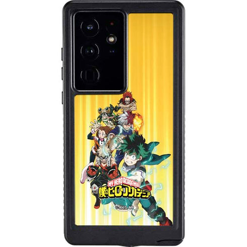 My Hero Academia Deku Squad Season 5 Galaxy S24 Ultra Waterproof Case