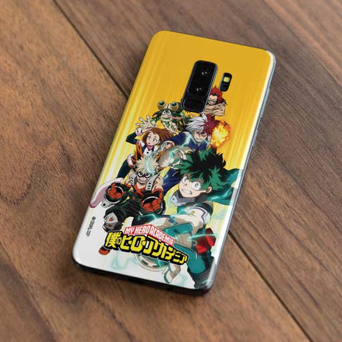 My Hero Academia Deku Squad Season 5 Galaxy S9 Plus Skin