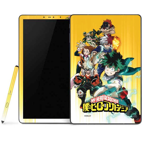 My Hero Academia Deku Squad Season 5 Samsung Galaxy Tab Skin
