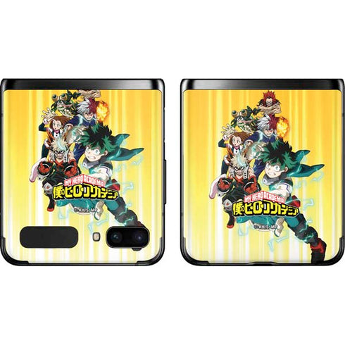 My Hero Academia Deku Squad Season 5 Galaxy Z Flip Skin