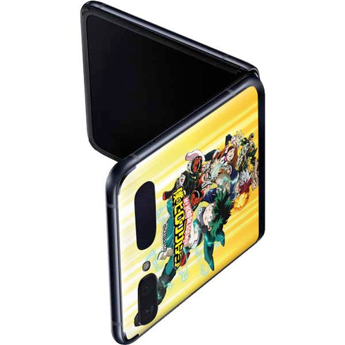 My Hero Academia Deku Squad Season 5 Galaxy Z Flip Skin