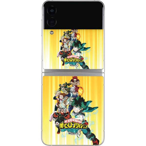 My Hero Academia Deku Squad Season 5 Galaxy Z Flip3 5G Skin
