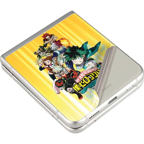 My Hero Academia Deku Squad Season 5 Galaxy Z Flip3 5G Skin