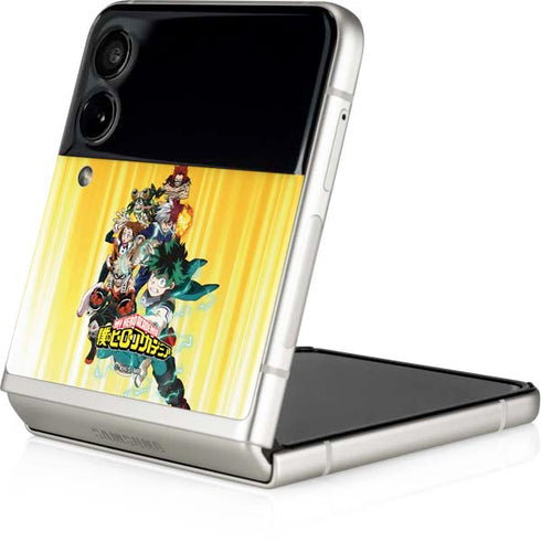 My Hero Academia Deku Squad Season 5 Galaxy Z Flip3 5G Skin