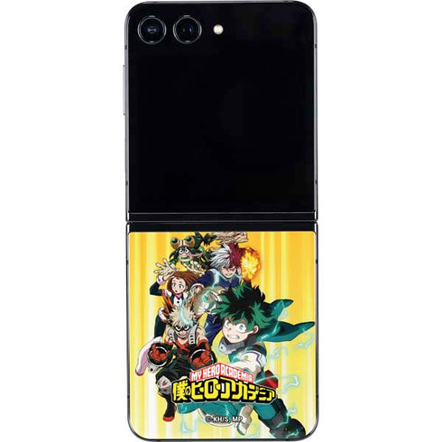 My Hero Academia Deku Squad Season 5 Galaxy Z Flip5 5G Skin