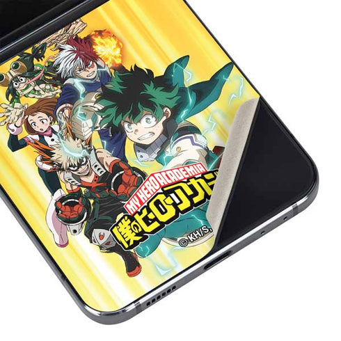 My Hero Academia Deku Squad Season 5 Galaxy Z Flip5 5G Skin