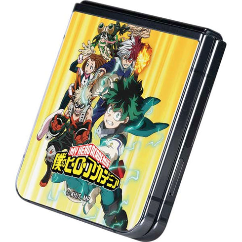 My Hero Academia Deku Squad Season 5 Galaxy Z Flip5 5G Skin