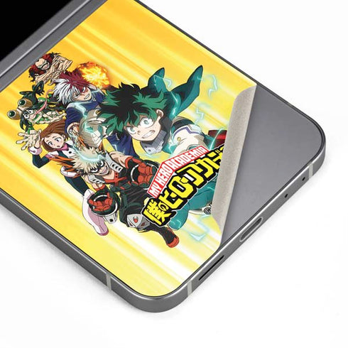 My Hero Academia Deku Squad Season 5 Galaxy Z Flip6 Skin