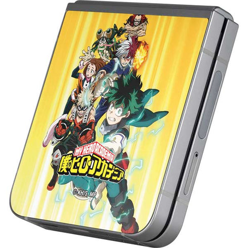 My Hero Academia Deku Squad Season 5 Galaxy Z Flip6 Skin