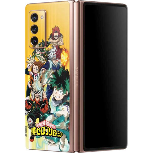 My Hero Academia Deku Squad Season 5 Galaxy Z Fold2 5G Skin