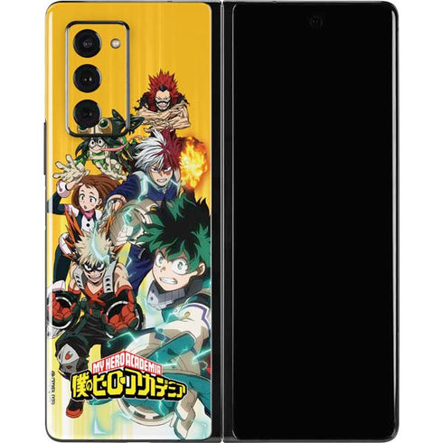 My Hero Academia Deku Squad Season 5 Galaxy Z Fold2 5G Skin