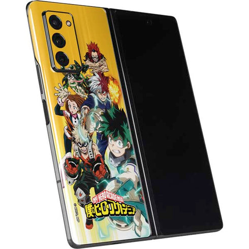 My Hero Academia Deku Squad Season 5 Galaxy Z Fold2 5G Skin