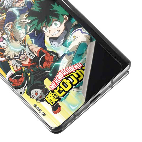 My Hero Academia Deku Squad Season 5 Galaxy Z Fold2 5G Skin