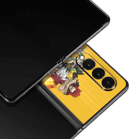 My Hero Academia Deku Squad Season 5 Galaxy Z Fold3 5G Skin