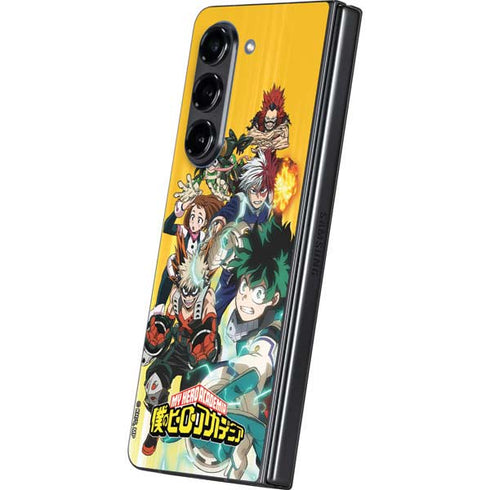 My Hero Academia Deku Squad Season 5 Galaxy Z Fold5 5G Skin